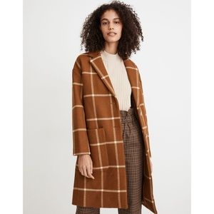 Madewell Windowpane Elmcourt Coat